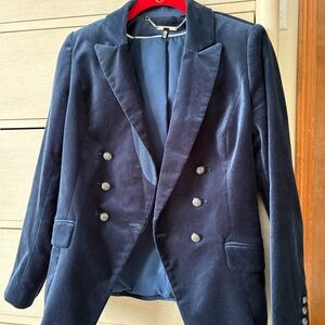 Elegant Navy Blue Blazer